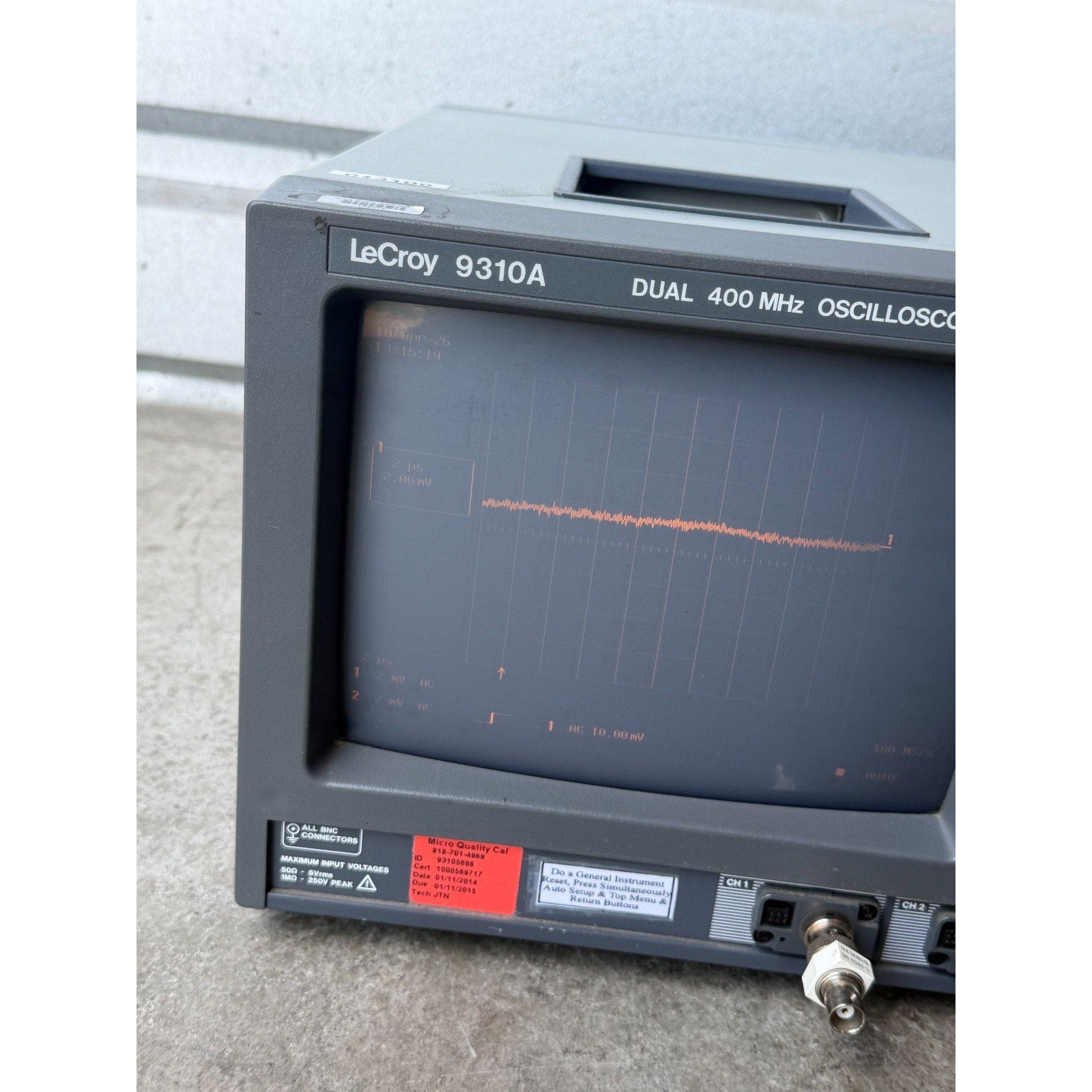 VINTAGE LeCroy 9310L 300MHz DSO 2Ch, 1Mps Per Channel WORKS!