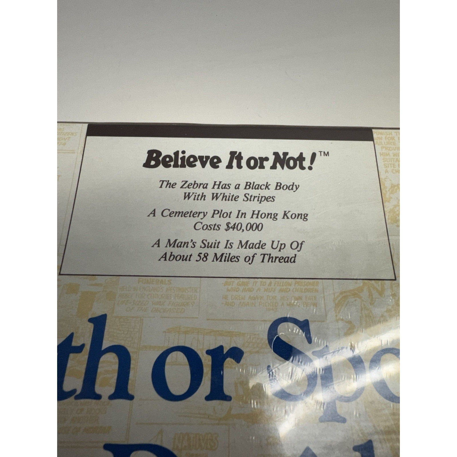 Vintage FACTORY SEALED 1984 Ripley's Believe It Or Not-Board Game