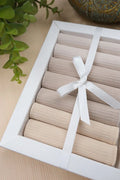 7-Pack 100% Cotton Baby Burp Cloths Soft Baby Mouth Wipes Absorbent Newborn Feeding Towels