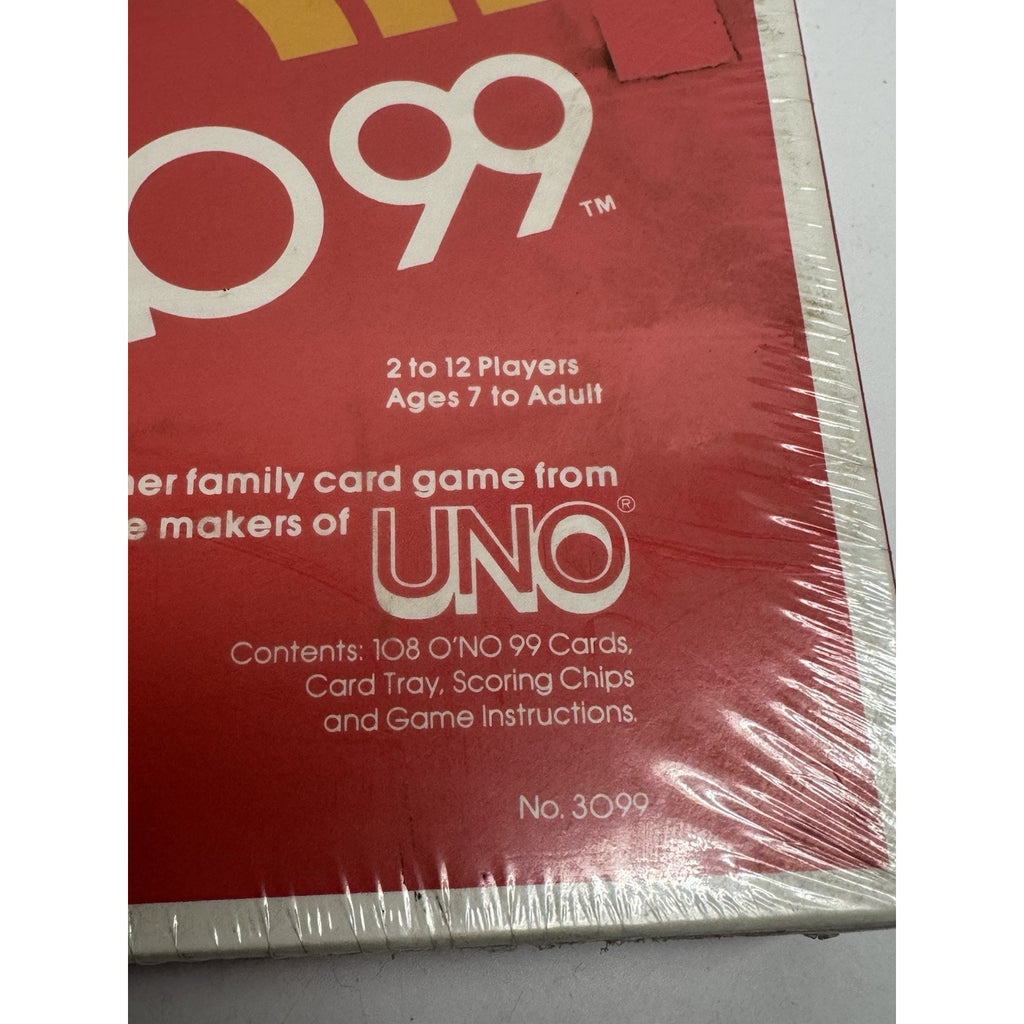 Vintage NEW SEALED Ono 99 Deluxe Card Game Cards And Pieces