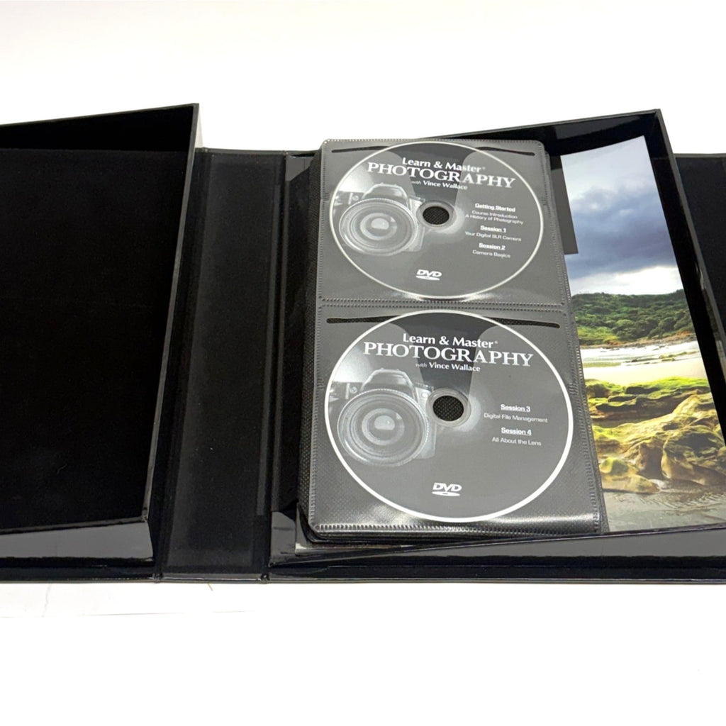 Vtg Learn & Master Photography with Vince Wallace 17 Disc Set , Legacy Learning