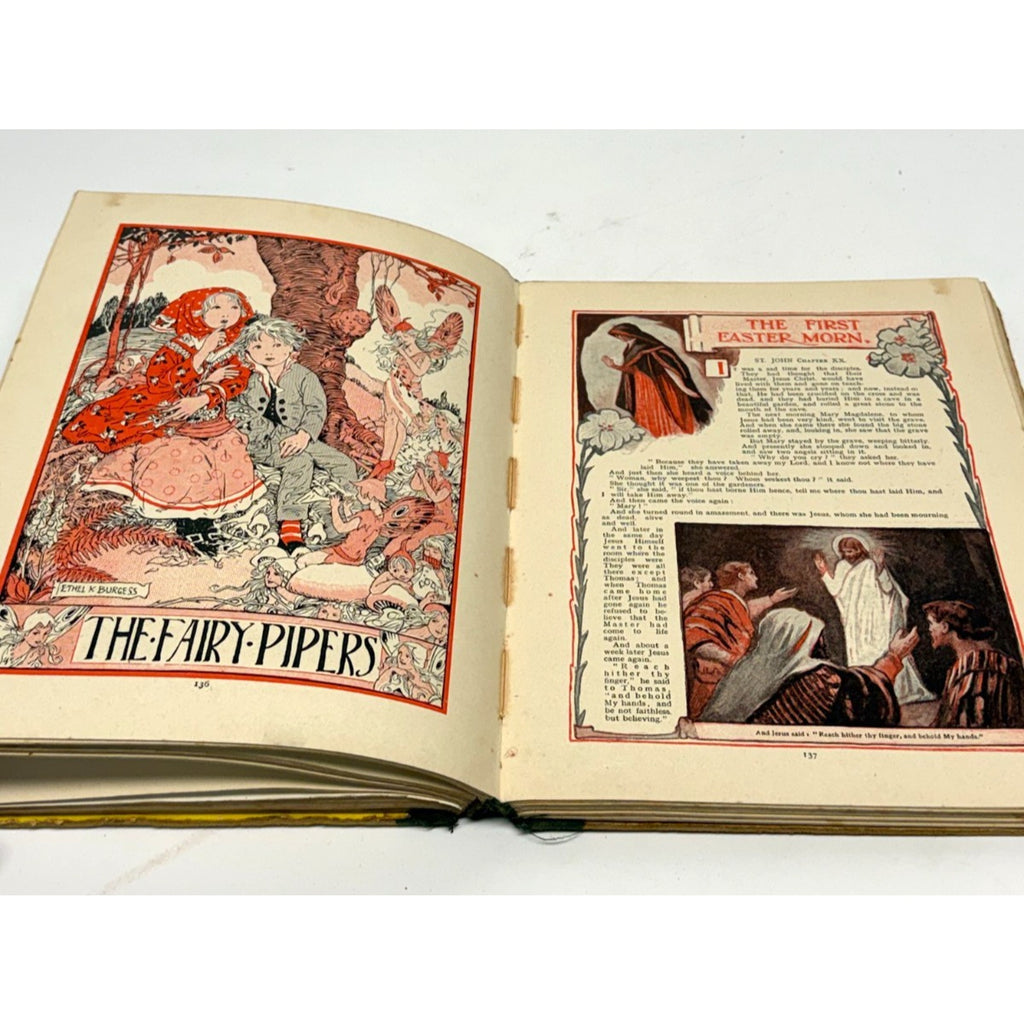Vintage Antique Playbox Annual 1917 Childrens WWI Story Book