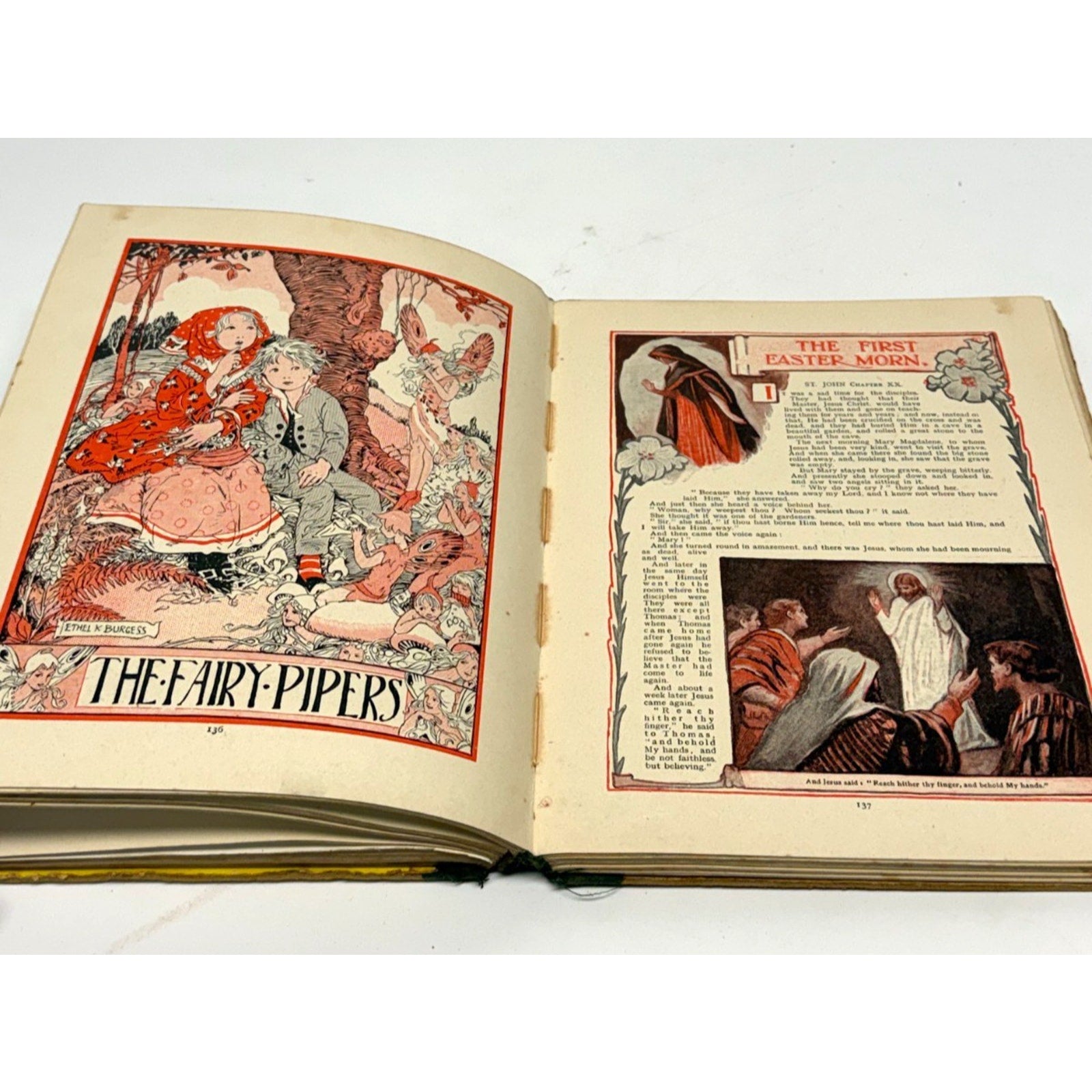 Vintage Antique Playbox Annual 1917 Childrens WWI Story Book
