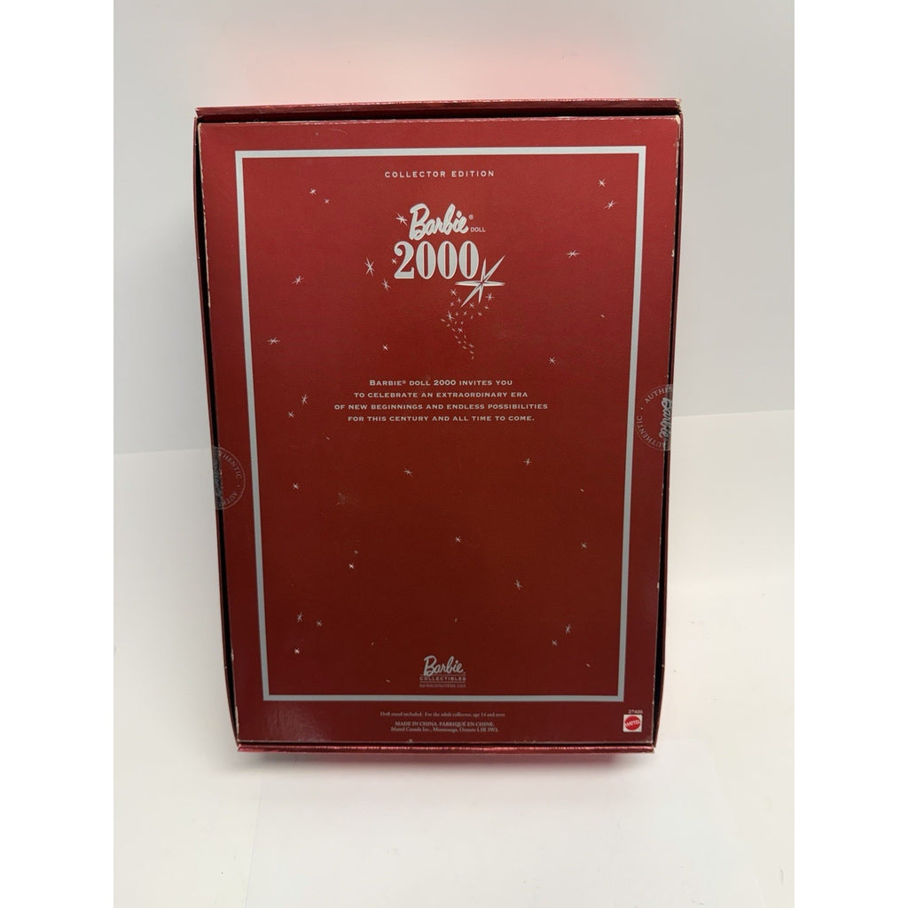 VINTAGE NEW Barbie 2000 Collector's Edition With Doll Stand