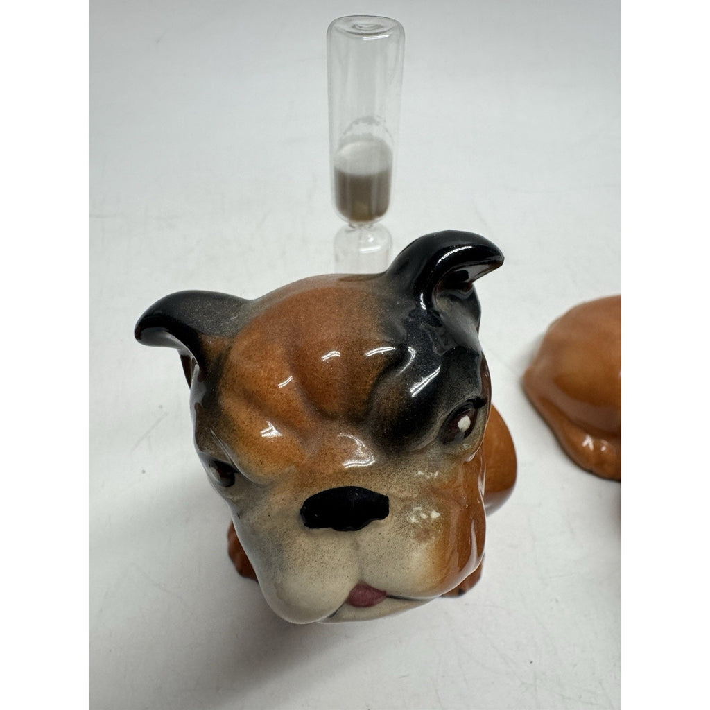 VINTAGE Lot of 3 Marston Mack Bull Dog Salt Pepper Shakers Ceramic California