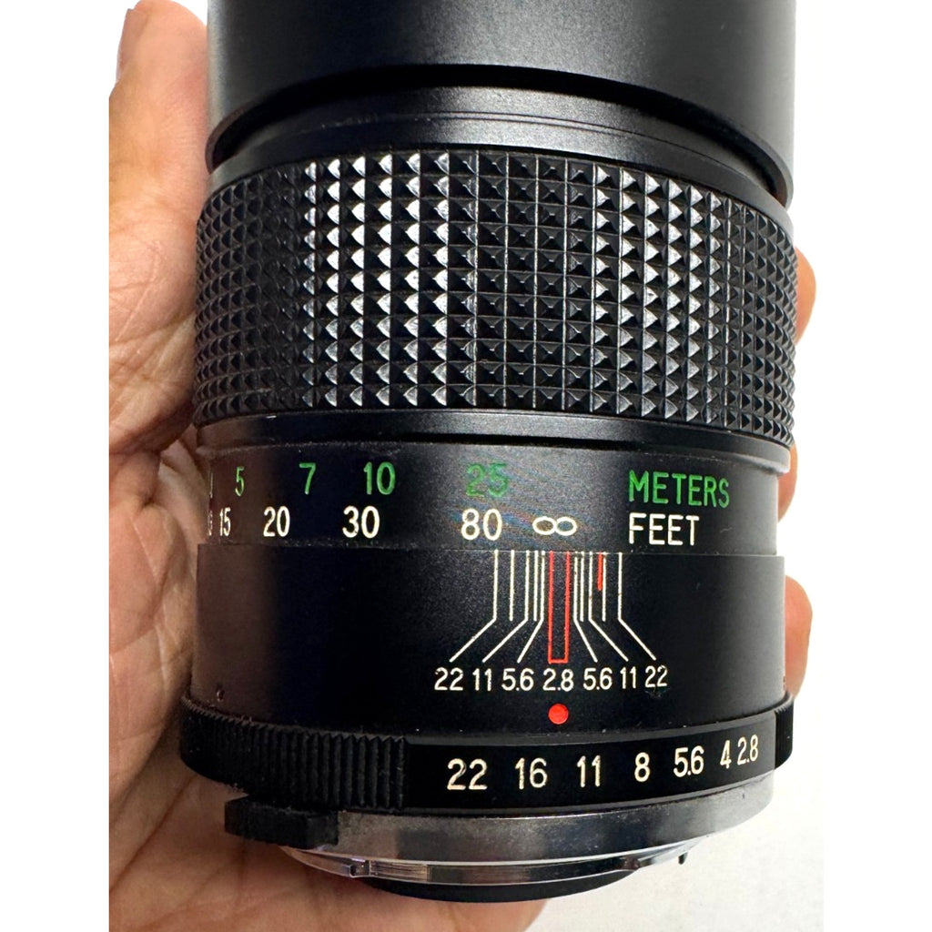 Vintage Vivitar 135mm f2.8 Auto Telephoto Prime Lens