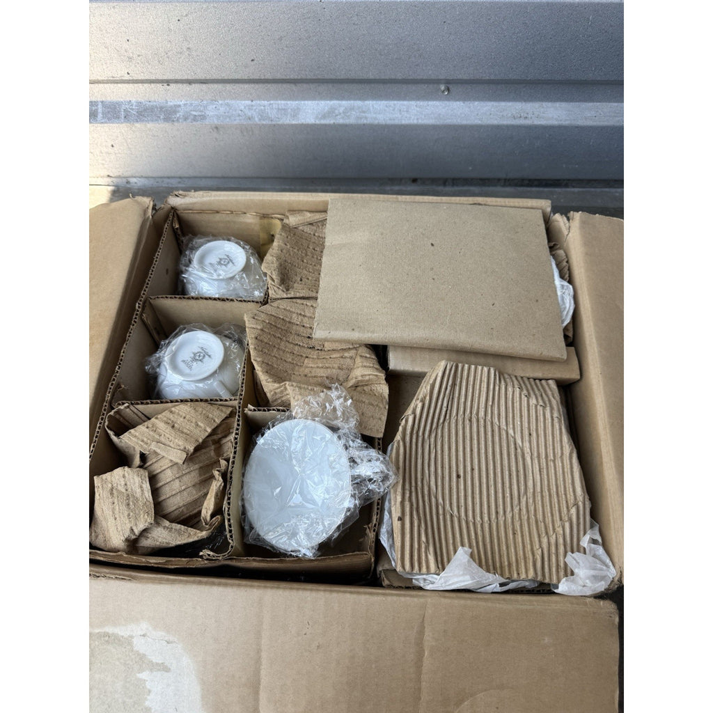 VINTAGE Noritake Japan 6975 Naples White Gray Scroll Porcelain Set of 23 Pieces