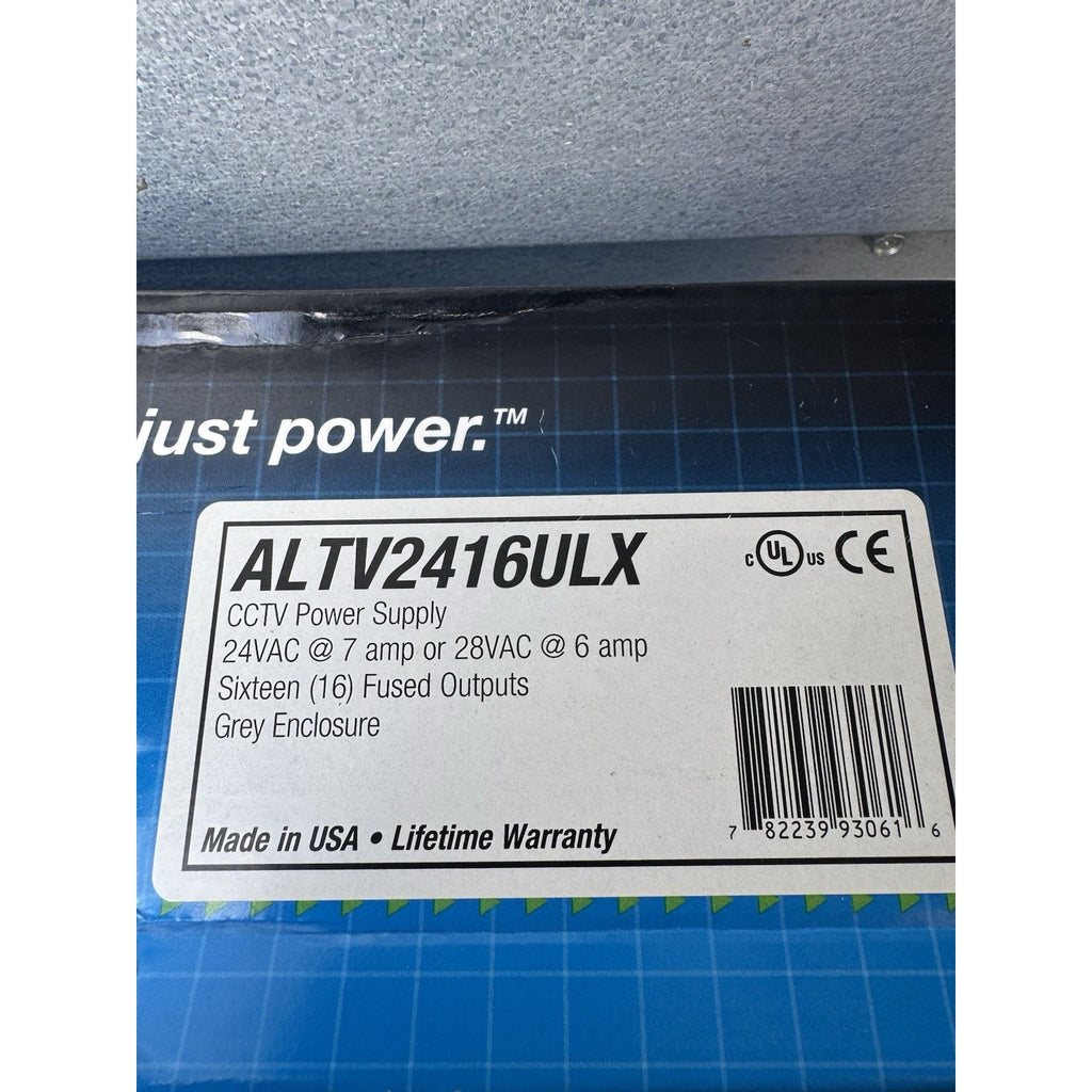 FACTORY SEALED NEW Altronix ALTV2416ULX CCTV Power Supply