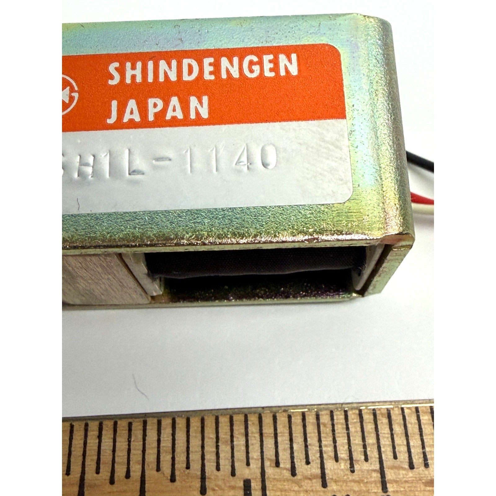 Vtg Shindengen SML-1140 Permanent Magnet Solenoid, Self-Holding, Japan-Made