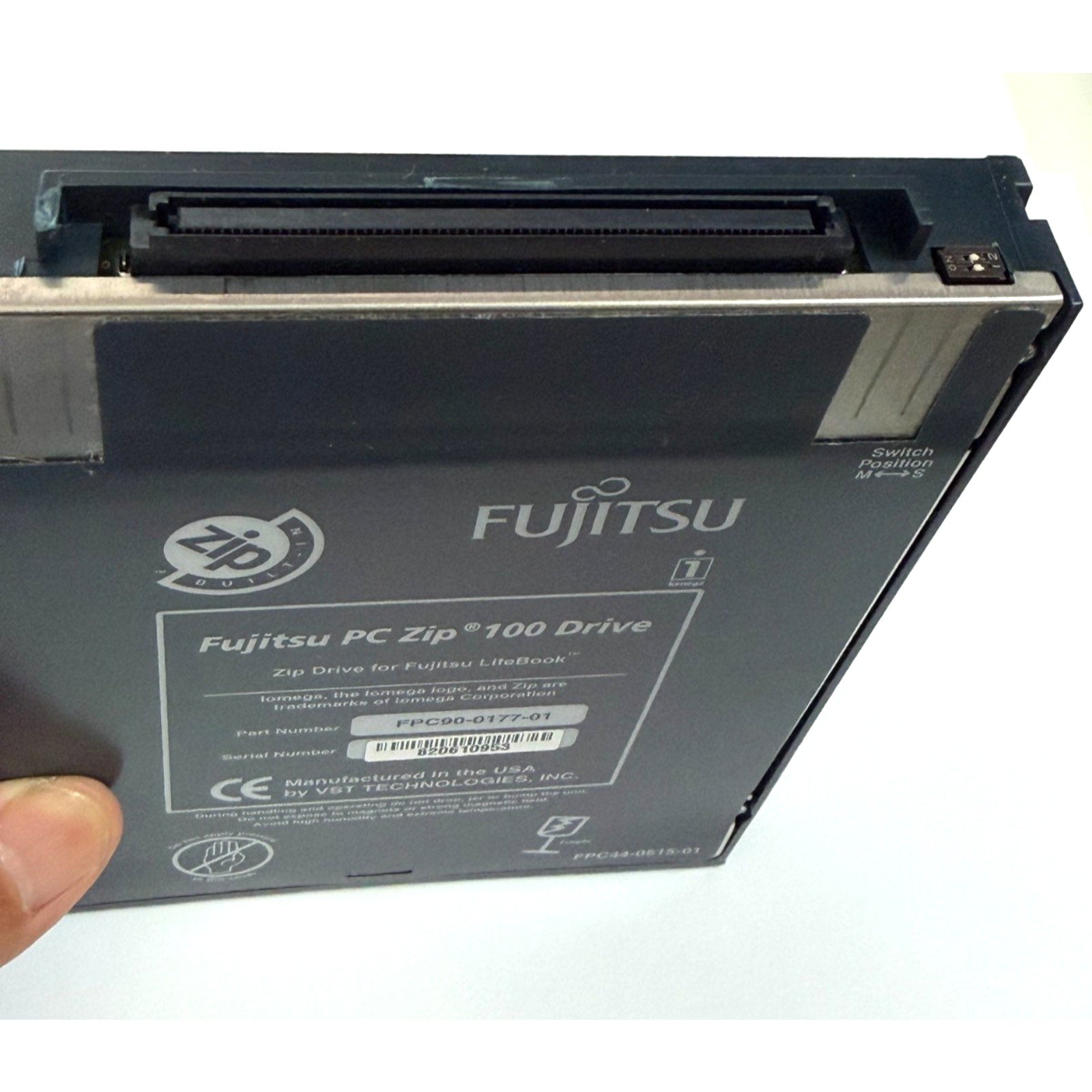 Vintage Fujitsu PC Zip 100 Drive FPC90-0177-01 FPC44-0515-01 LifeBook Laptop VST