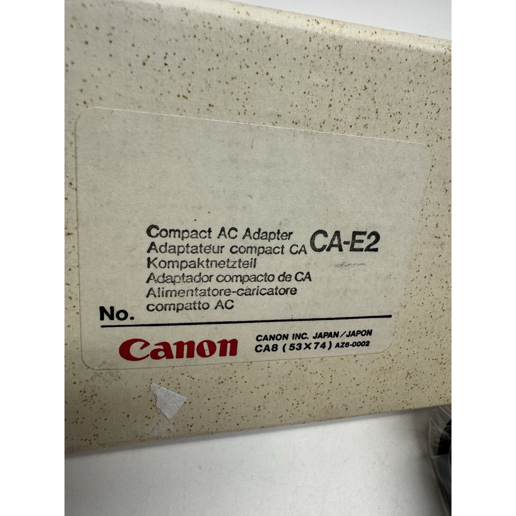 VINTAGE SEALED NEW CANON compact power Adaptor CA-E2A Made in Japan
