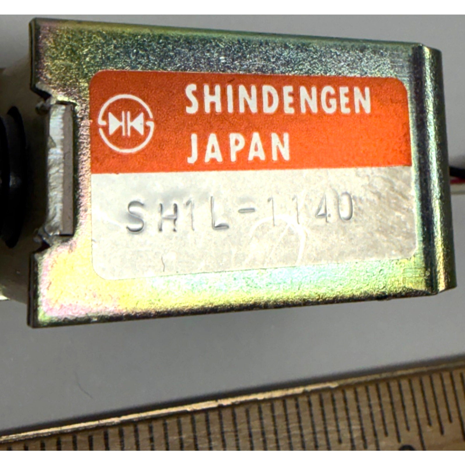 Vtg Shindengen SML-1140 Permanent Magnet Solenoid, Self-Holding, Japan-Made