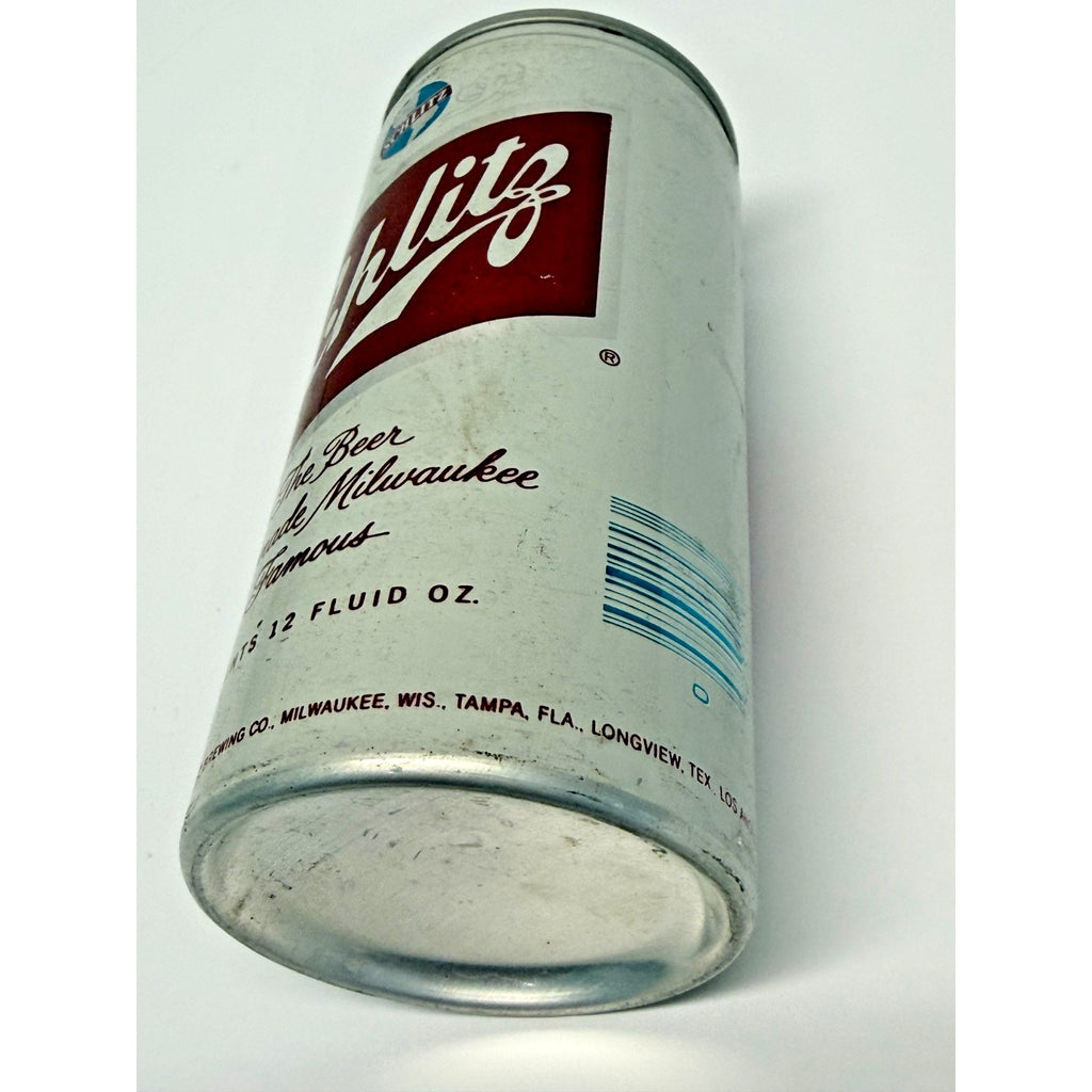 Vintage Schlitz Lift Pull Tab Top 12oz Beer Milwaukee Antique Schlitz 1975 Can