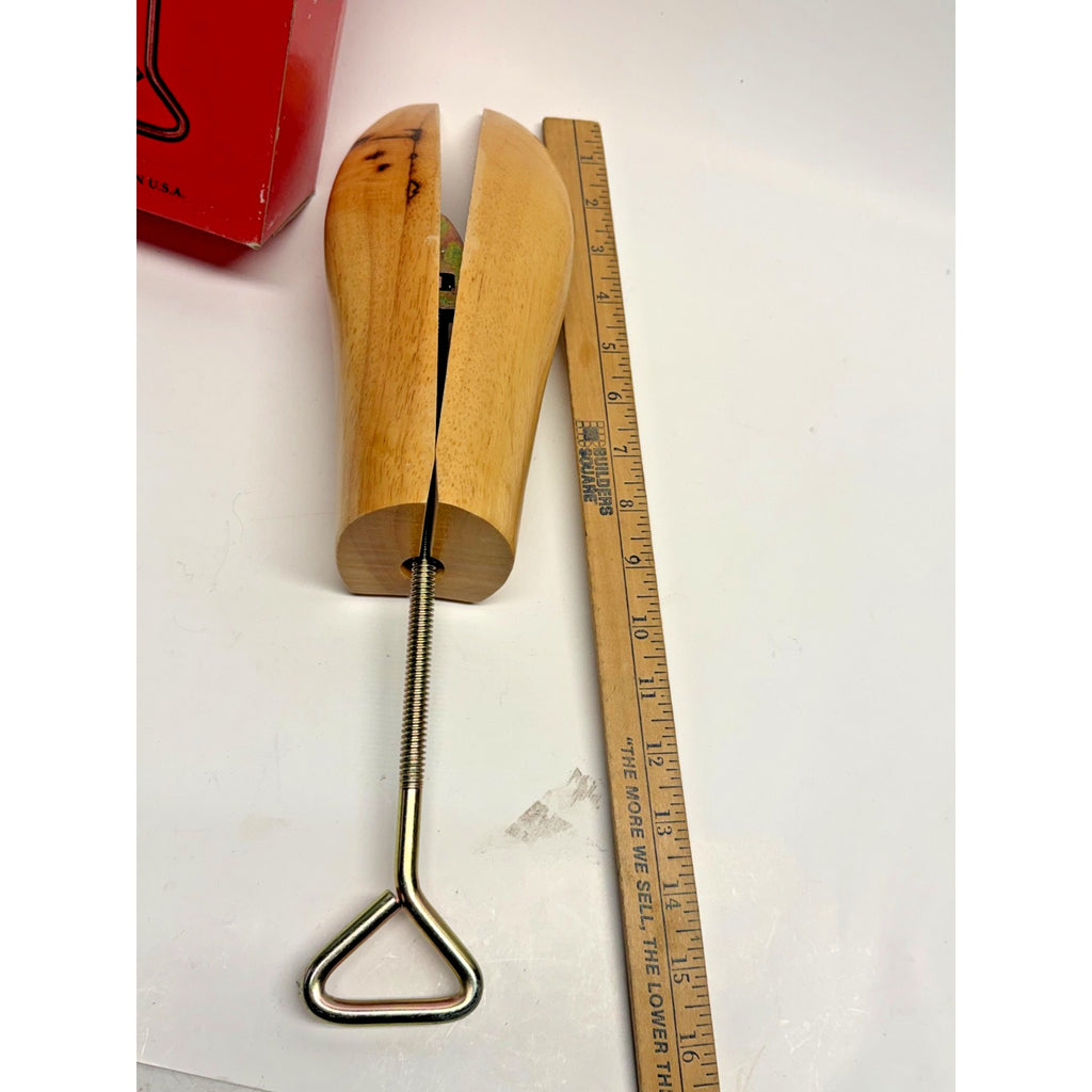 Vintage NOS STAR Professional Adjustable Wooden Shoe Stretcher