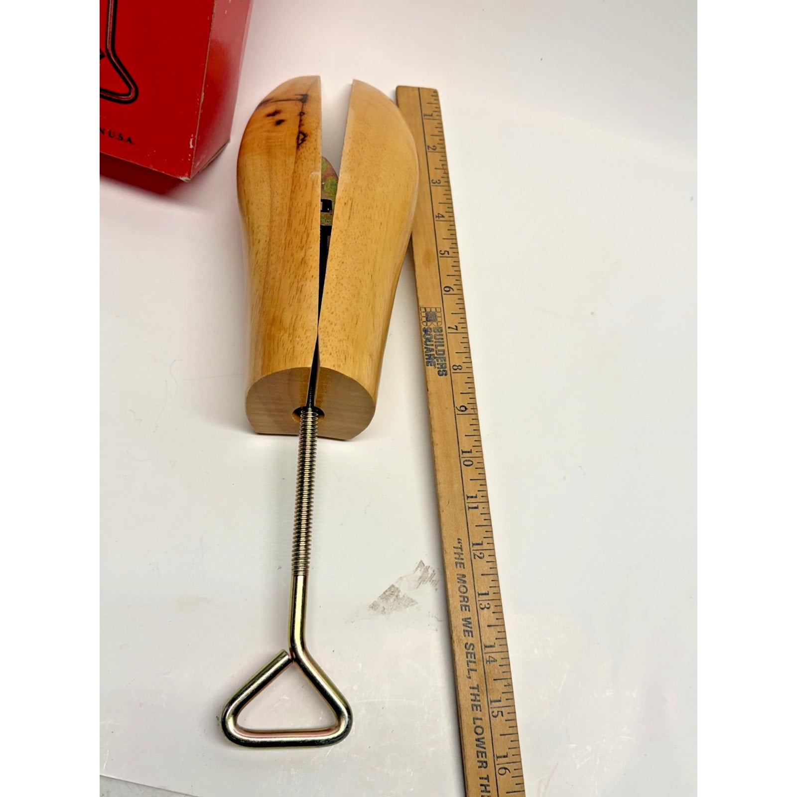 Vintage NOS STAR Professional Adjustable Wooden Shoe Stretcher