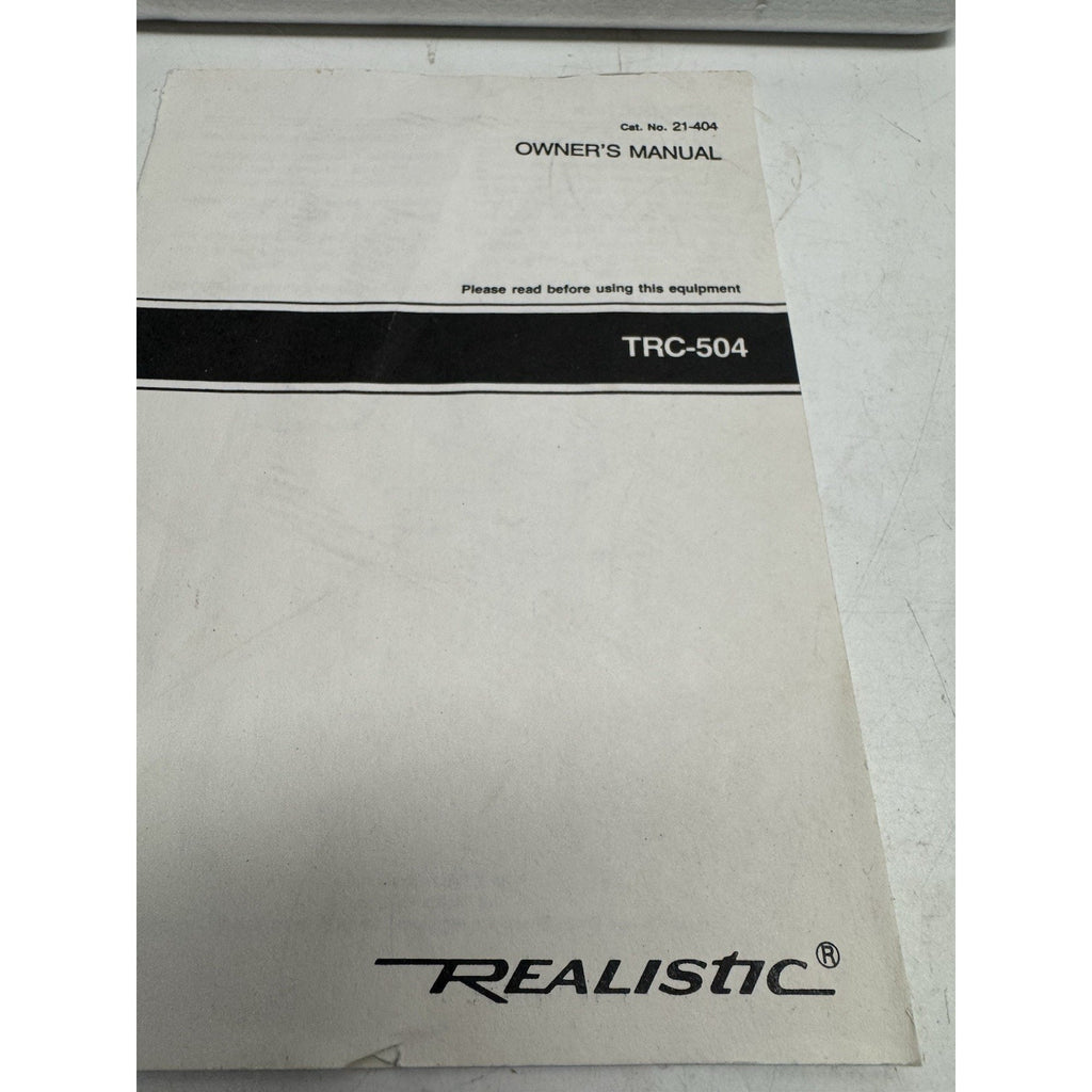 VINTAGE Realistic 21-404 Voice-Operated Two-Way Audionic Communication System