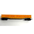 Vintage AHM HO Scale Union Pacific Yellow Gondola 50' MADE IN HONG KONG