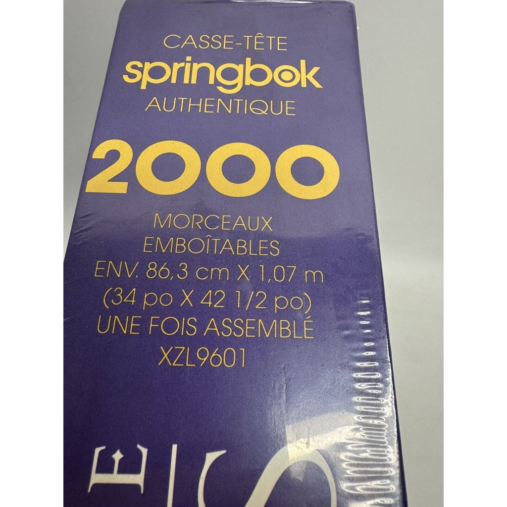 VINTAGE FACTORY SEALED Springbok 2000Pcs Jigsaw Puzzle #Multitude Of Angels