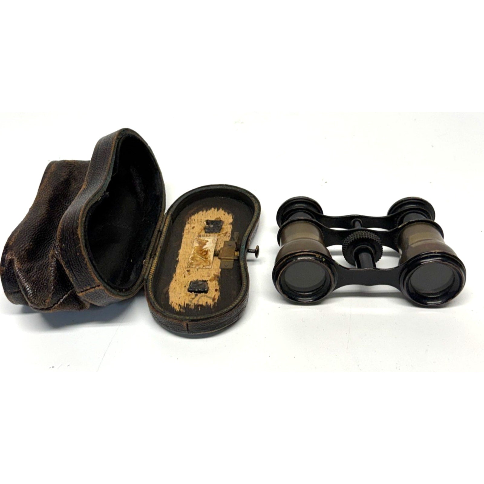 Vintage Antique Chevalier Paris Opera Glasses French Brass Binoculars Theater