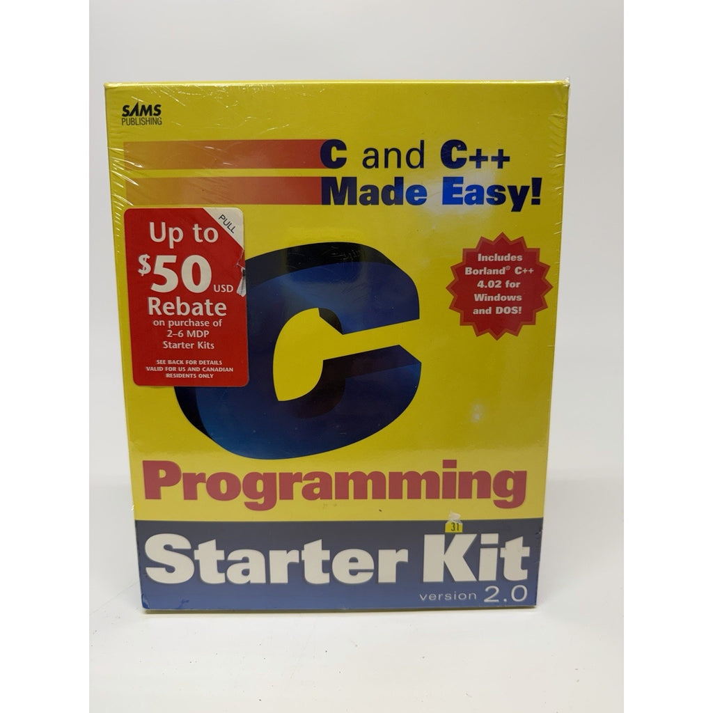 VTG NOS C and C++ Programming Starter Kit Version 3.0 Macmillan Book Cd Box 1998