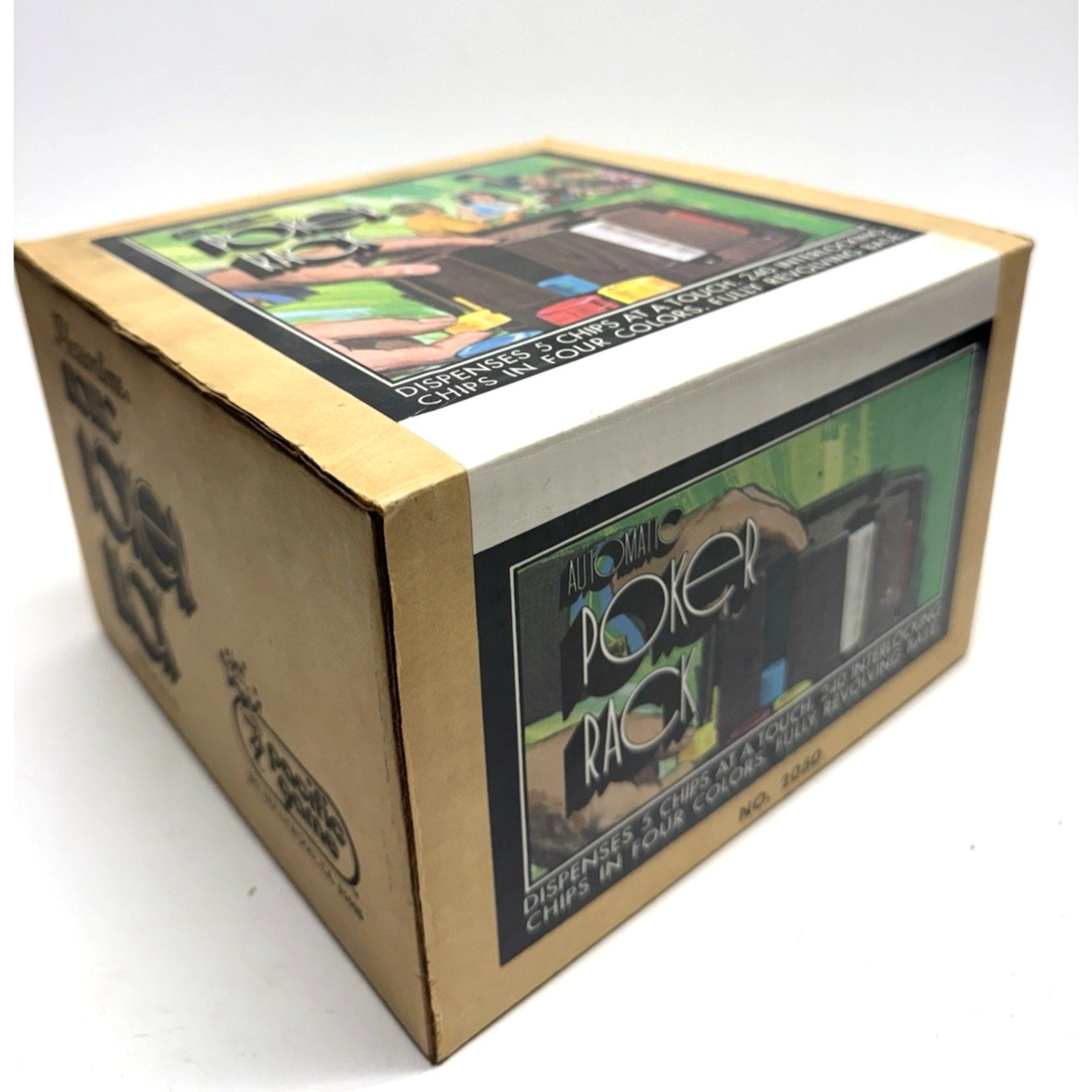 Vintage SEALED PACKAGE Pacific Game Pleasantime Automatic POKER RACK no.2050