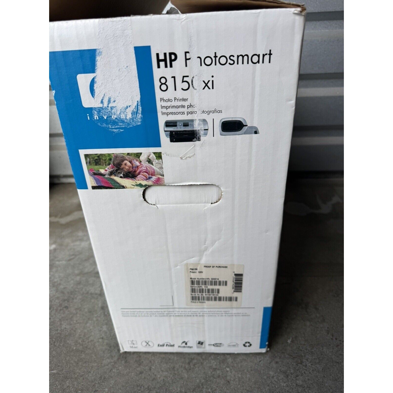 VINTAGE 2004 NOS HP PhotoSmart 8150xi Inkjet Printer