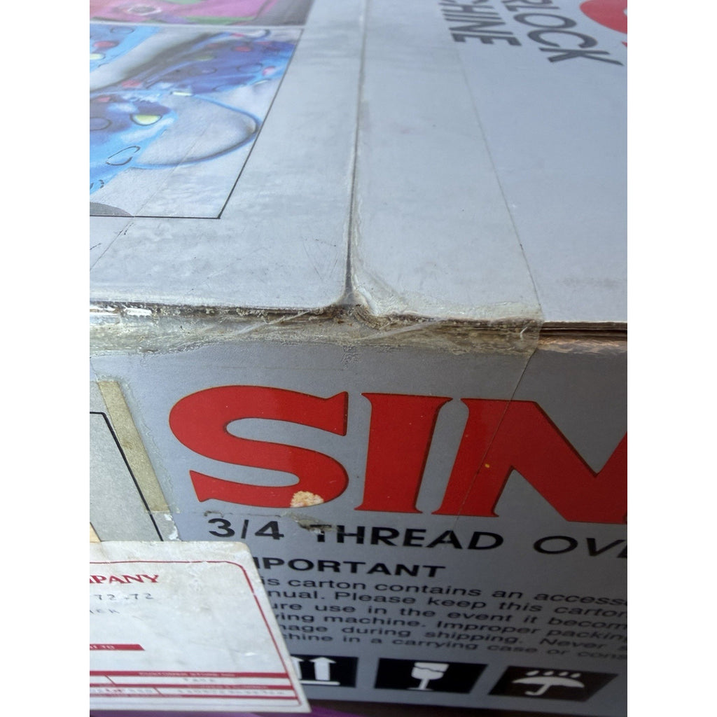 VINTAGE Singer Overlock 14U44, 4-Thread Sewing Machine FACTORY SEALED W/BOX