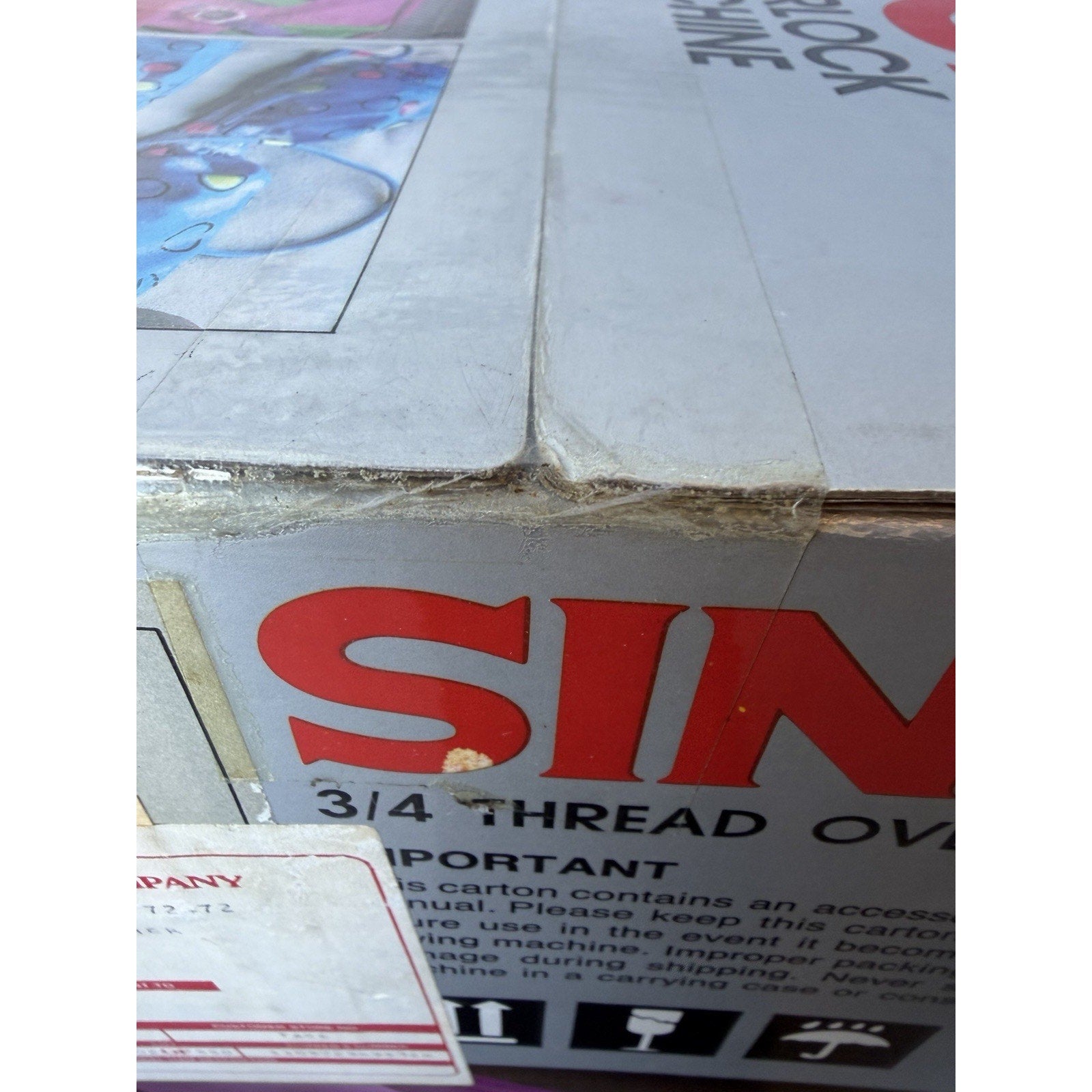 VINTAGE Singer Overlock 14U44, 4-Thread Sewing Machine FACTORY SEALED W/BOX