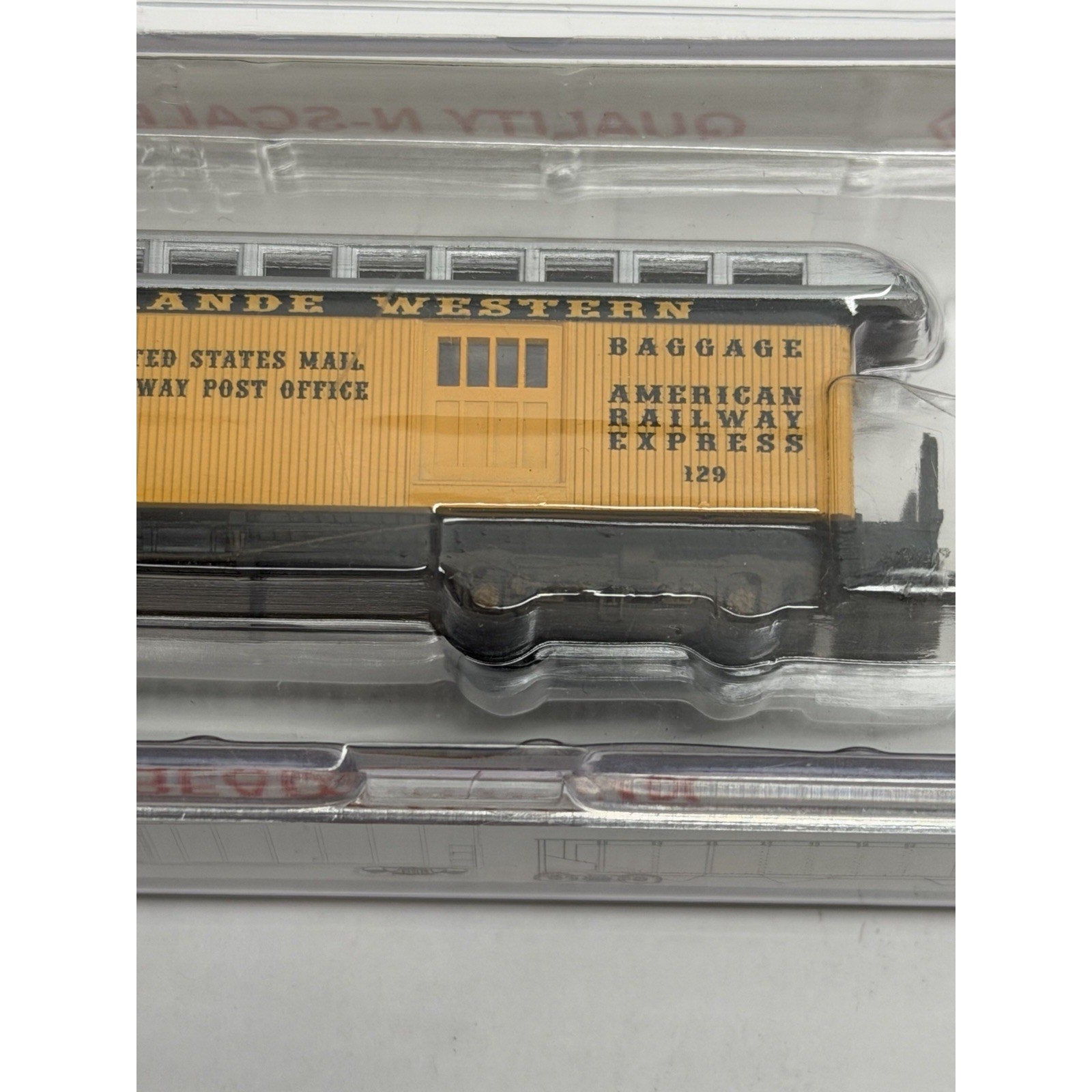 Vintage Factory Sealed N Roundhouse 88120 50' Overland D&RGW Pass Combine