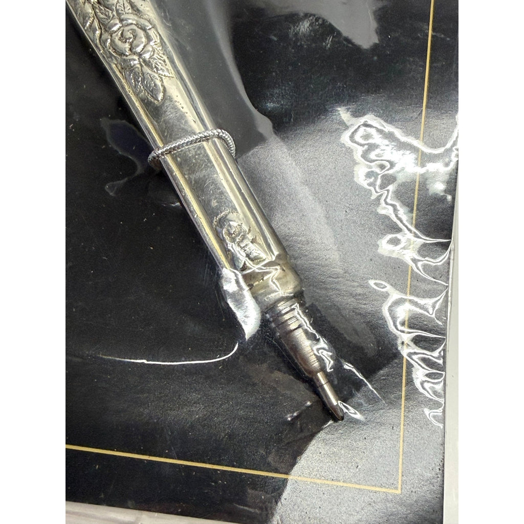 Vintage Alda's Forever Silverware Pen Silverplate - NEW