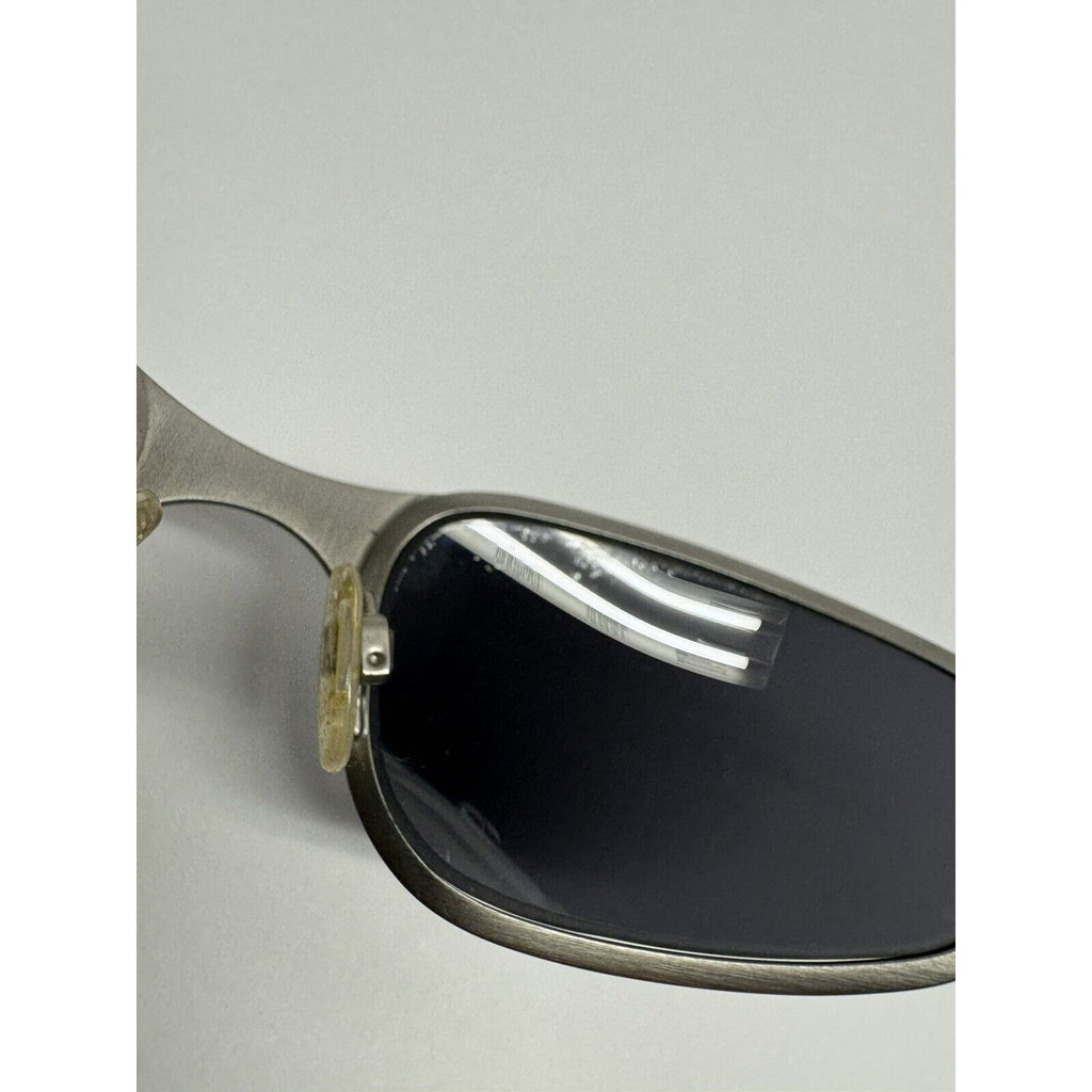 VINTAGE Oakley A Wire 1.0 Brushed Thick / Black Iridium SKU: 05-565 - EXCELLENT!