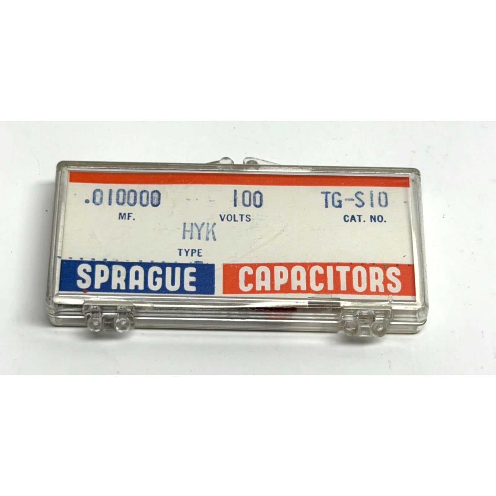 Vintage NOS Sprague HYK TG-S10 Capacitor 0.01uF 100V Electronic Component