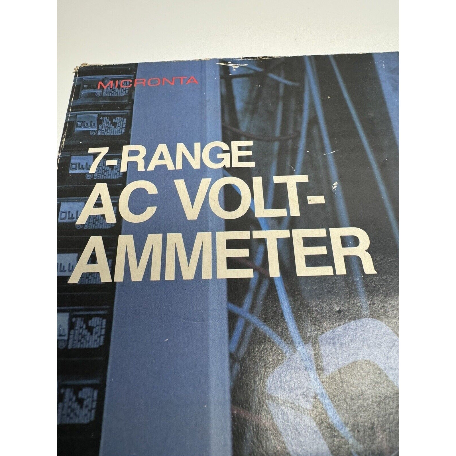 VINTAGE Micronta NOS AC V-A Clamp METER 22-161 W/ Inductive Pick Up Multiplier