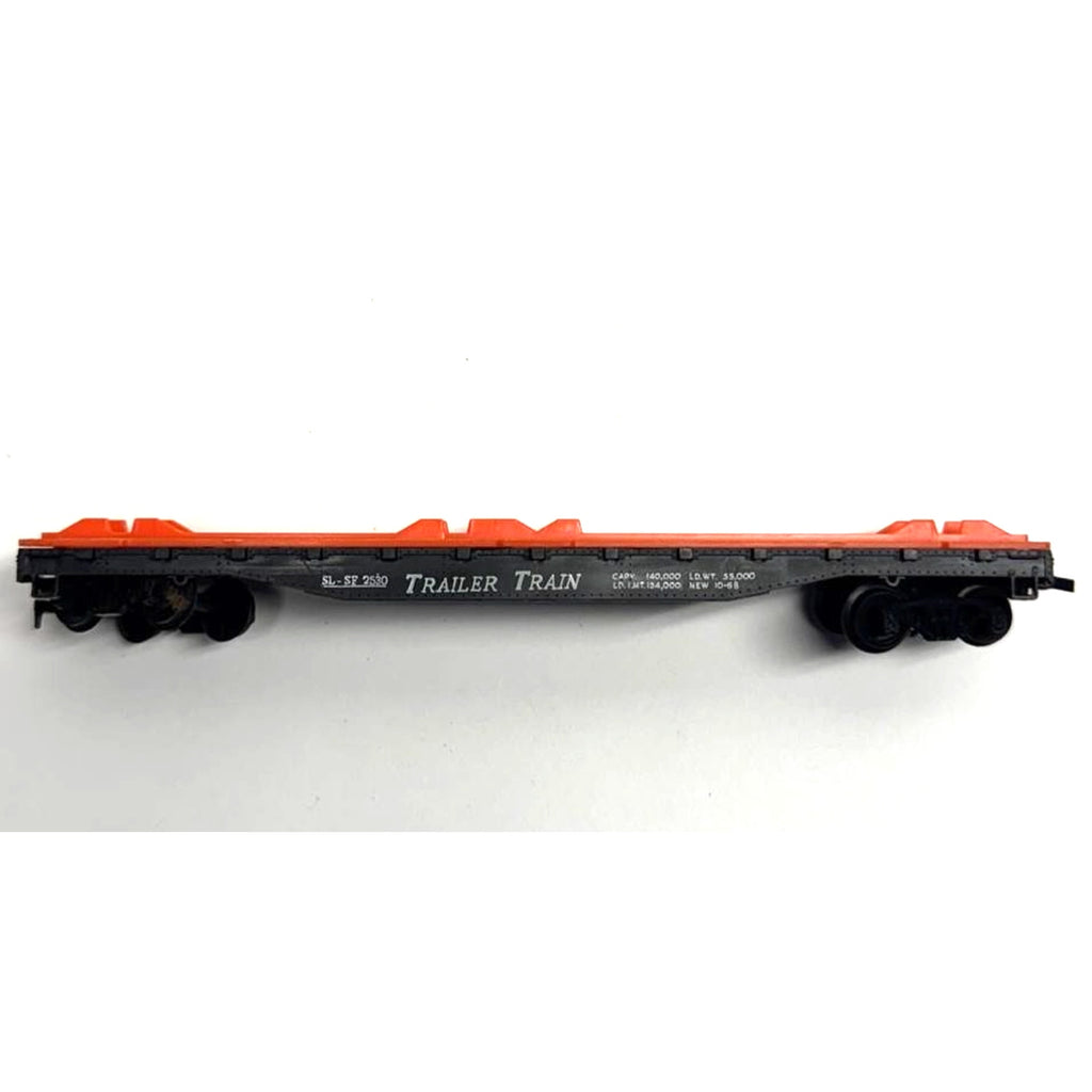 VINTAGE Tyco HO Scale Train Car SL-SF 2530 Knuckler Coupler — Skid Flat Car