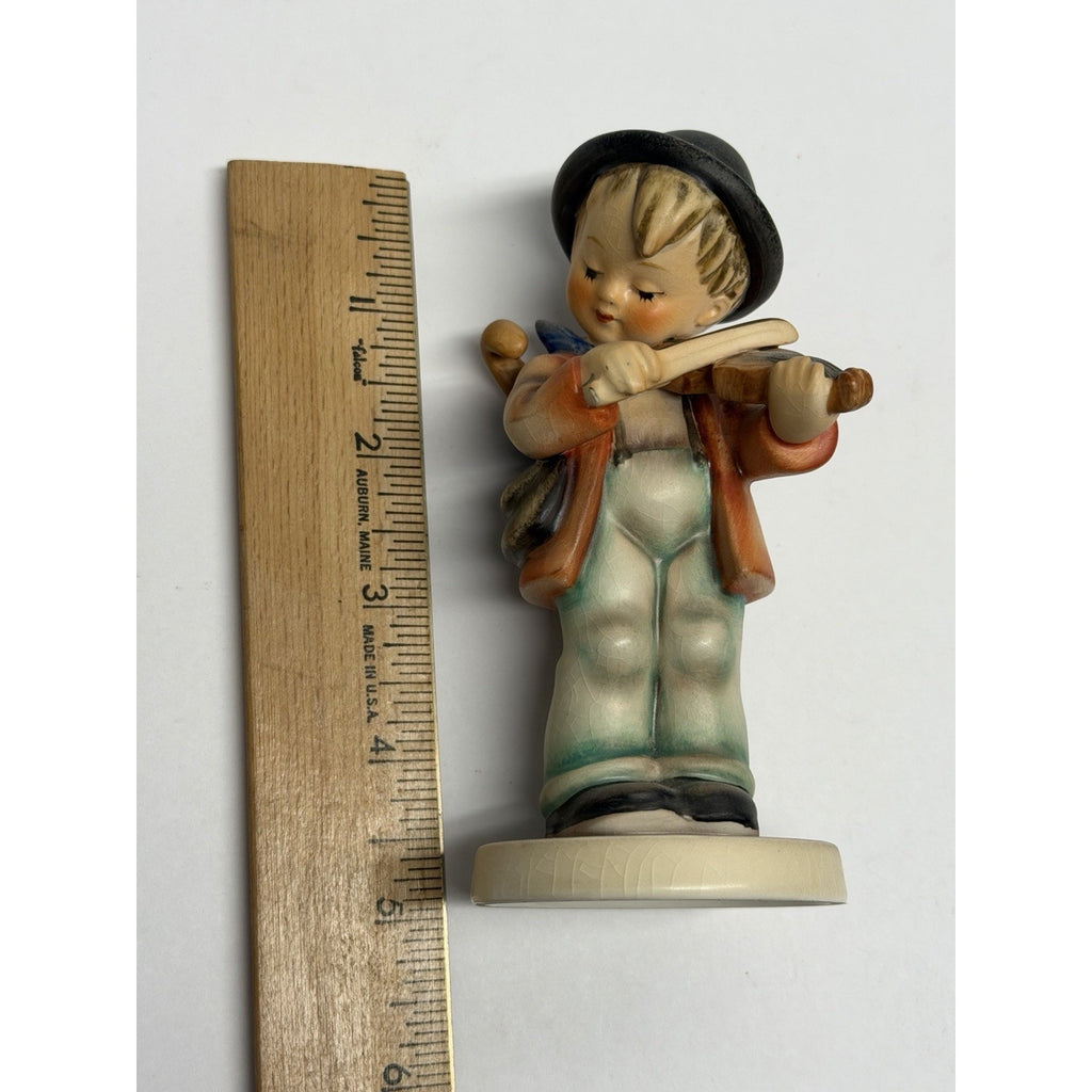 Vintage Goebel Hummel Figurine “Little Fiddler” Crown Germany RARE 5.25" TMK1