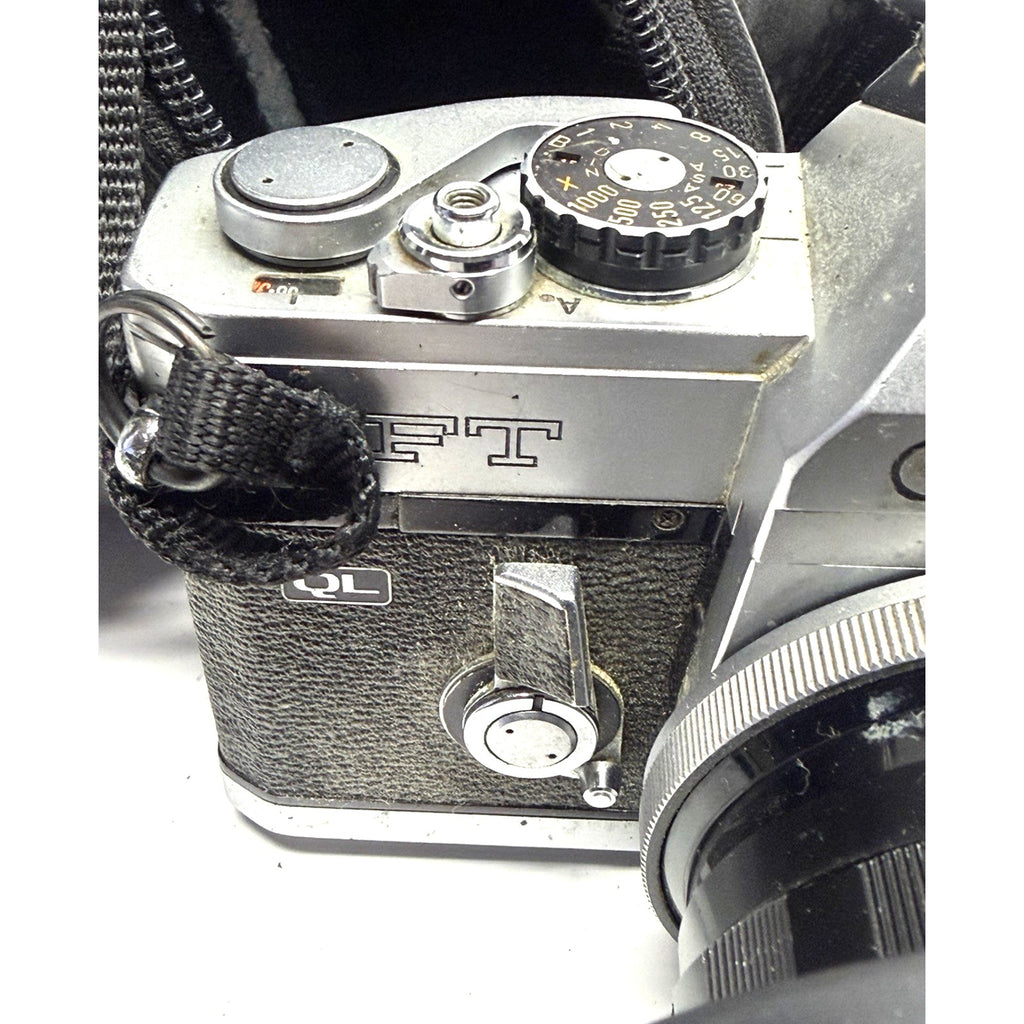 Vintage Canon FT QL 35mm SLR Film Camera with FL 35mm f2.5 Lens