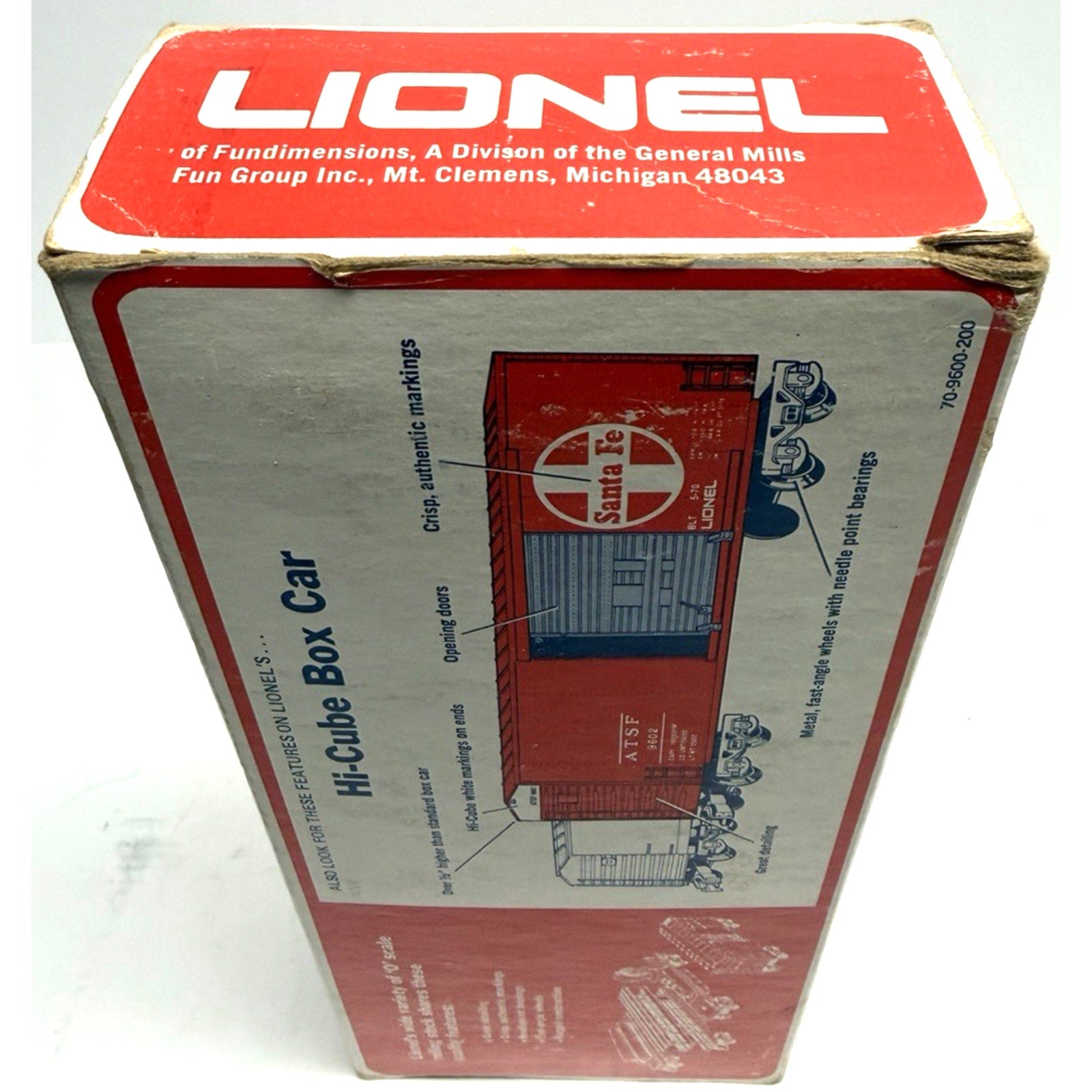 Vintage NOS Lionel 6-9606 O Gauge Union Pacific Hi-Cube Boxcar