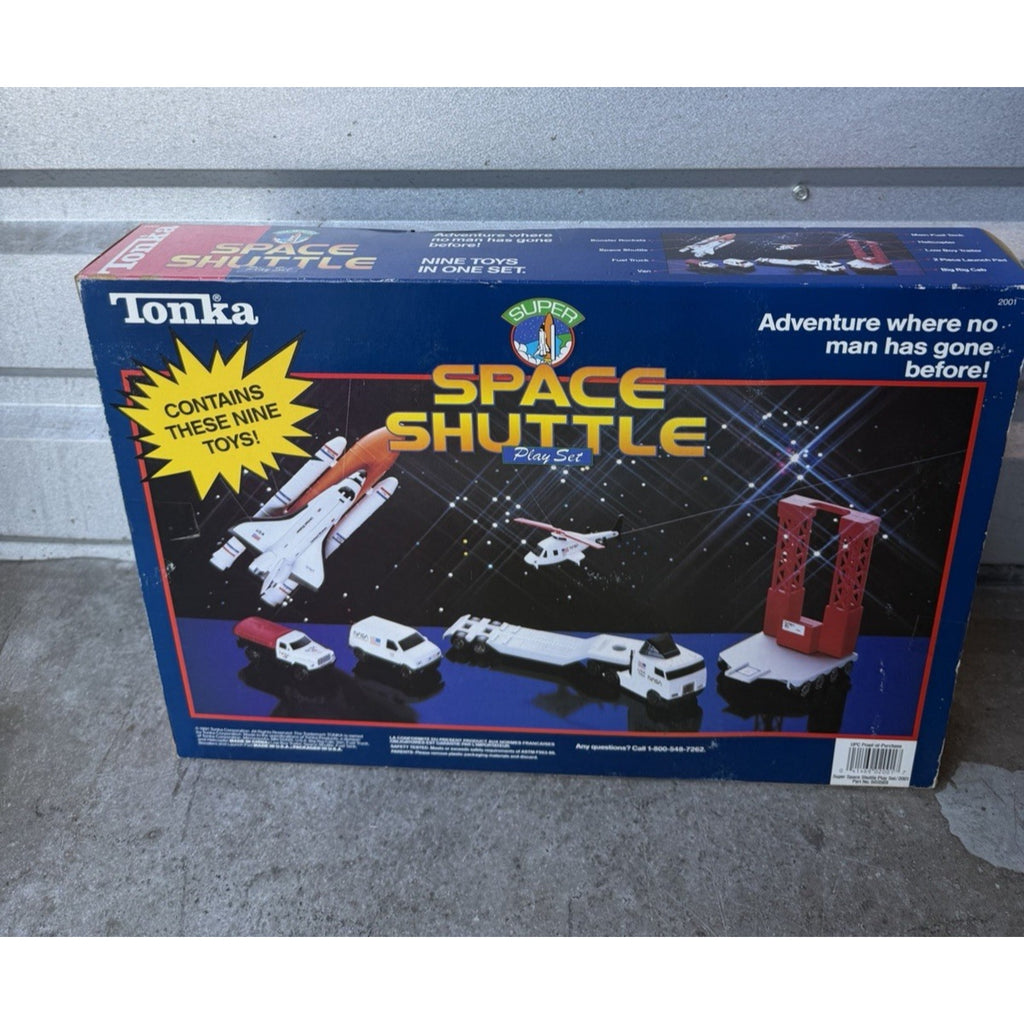 VTG Tonka 2001 Tough Ones NASA Space Shuttle Gift Set Truck Steel Discovery Toy