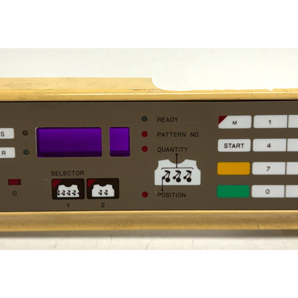 Vintage Brother KH-930 Control Panel For Parts Only (There is a Broken Part)