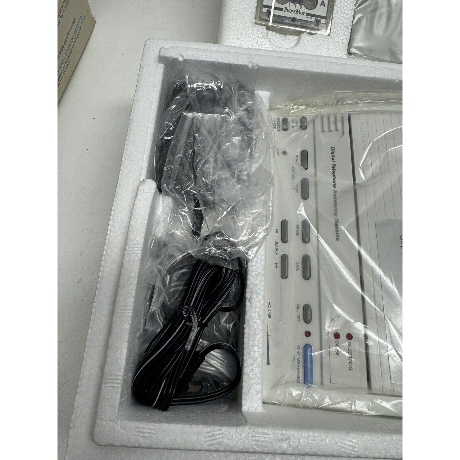 VINTAGE NOS SEALED PHONE MATE TELEPHONE 7210 ANSWERING MACHINE