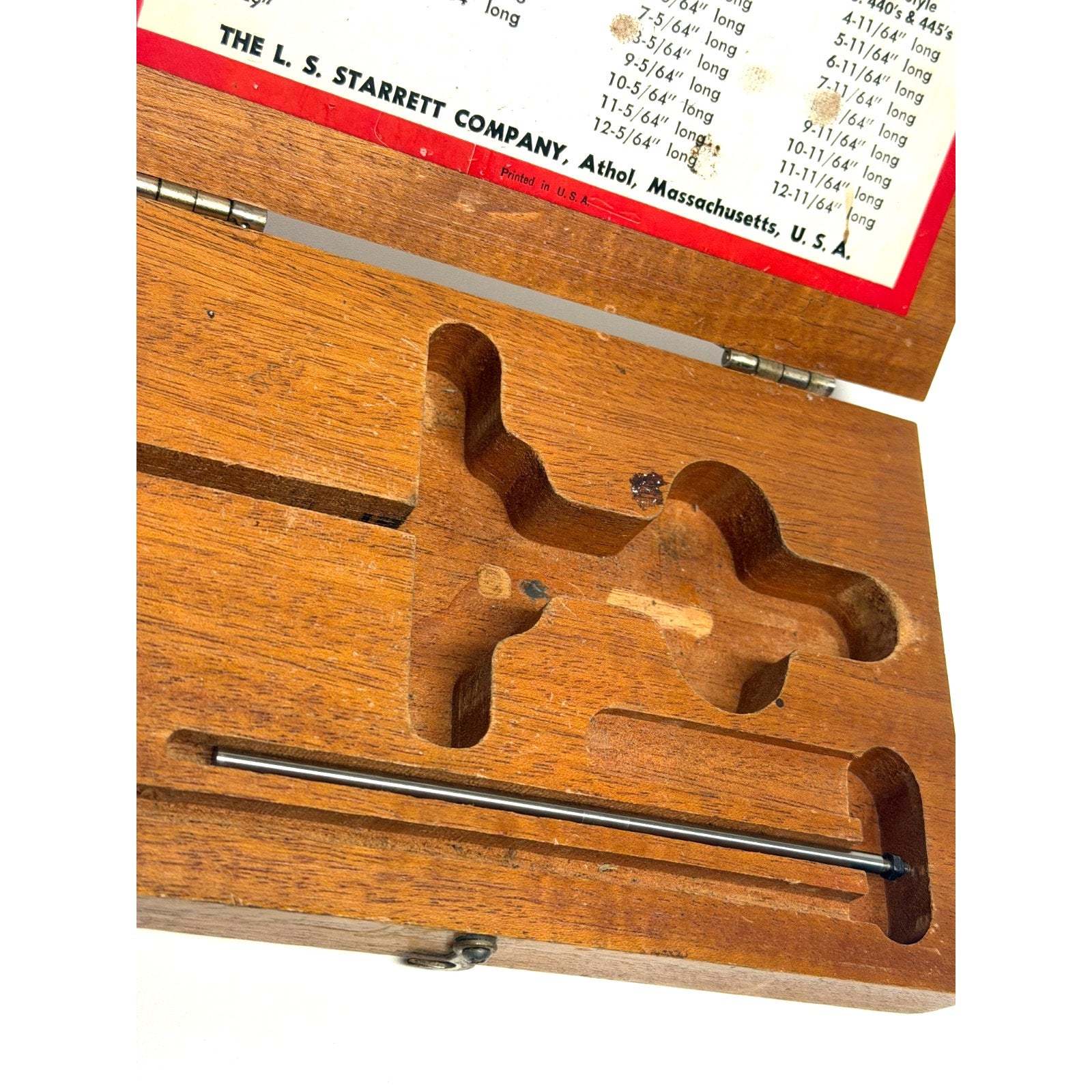 Vintage Starrett Model 445 Depth Micrometer Set