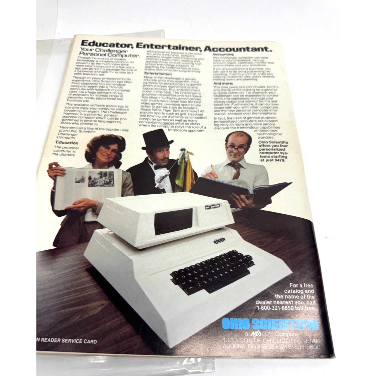 Vintage 1981 MAY CREATIVE COMPUTING MAGAZINE - FINANCE & BUSINESS FRONT COVER