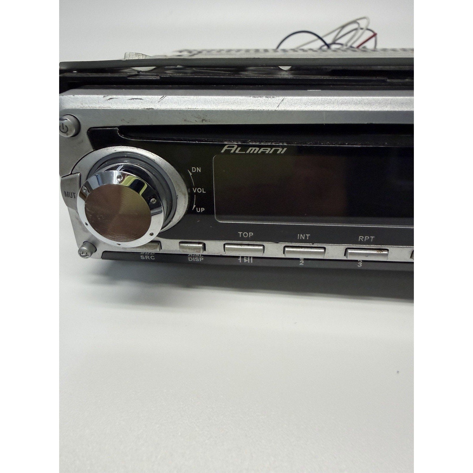 VINTAGE ALMANI CD/MP3 Player with FM/MW Tuner Car Stereo ALCM803 - UNTESTED