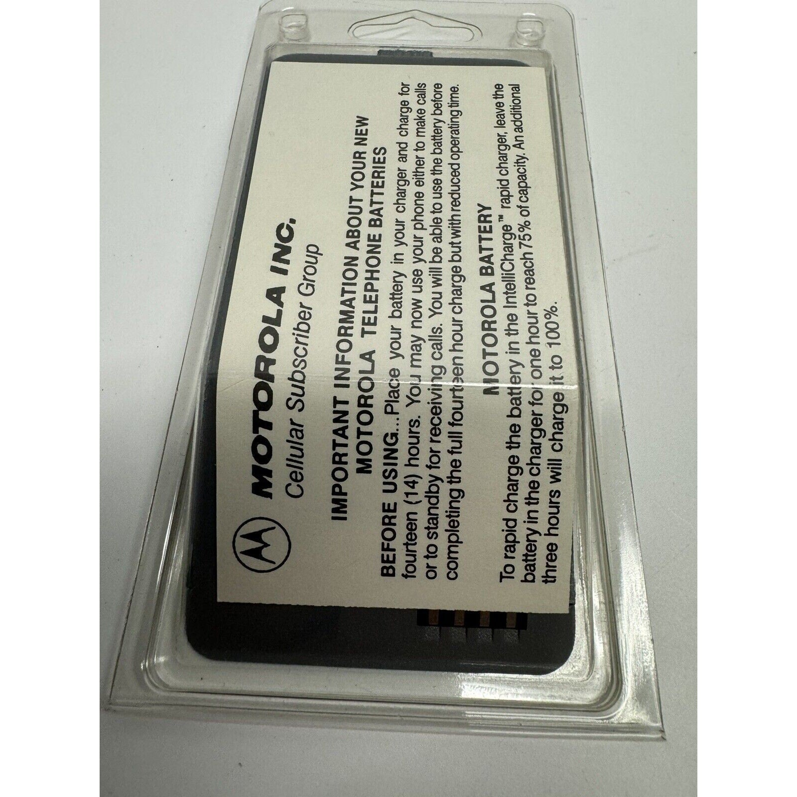 VINTAGE FACTORY SEALED Motorola OEM 428-muxl SNN4149B 6 V Battery
