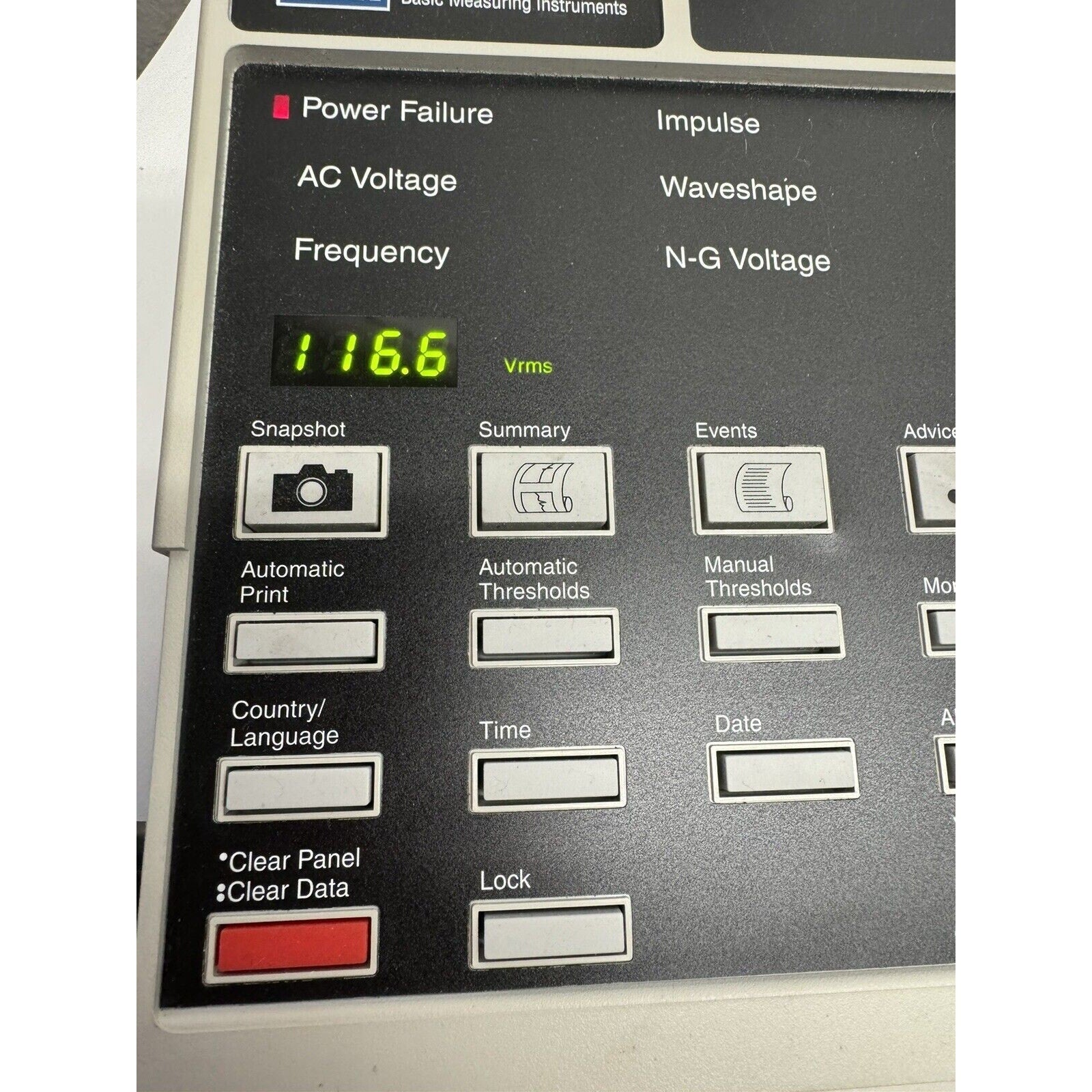 VINTAGE BMI DRANETZ 100G POWERVISA POWER QUALITY ANALYZER