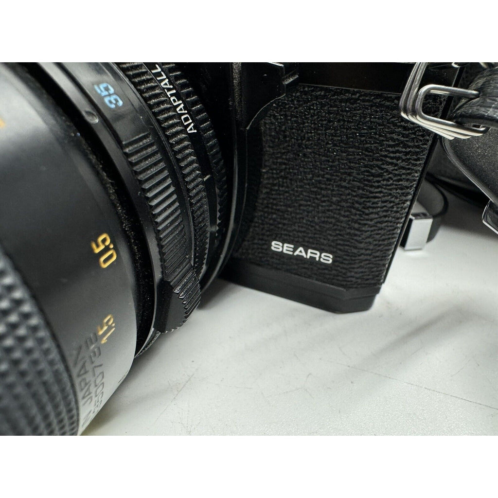 Vintage Sears T.L.S. 35mm Camera with Tamron Lens. Not Tested. AS IS