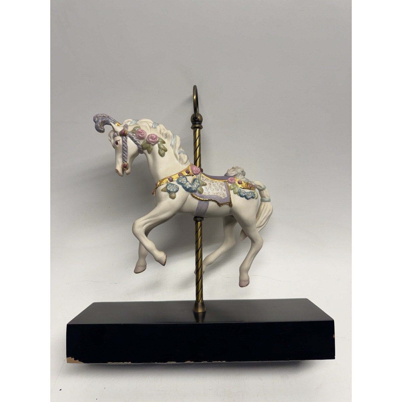 VINTAGE Cybis Sugarplum Porcelain Carousel Horse 12" L/Edition #142/750