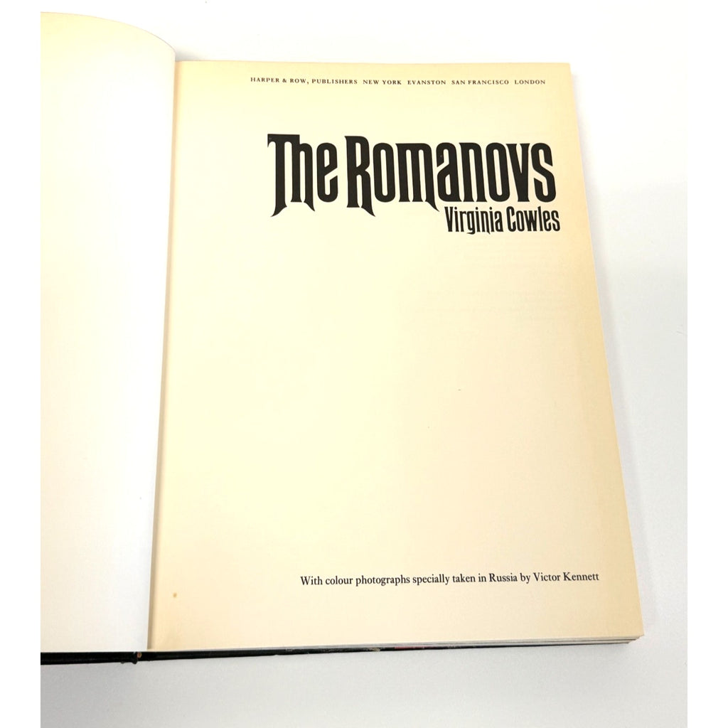 Vintage The Romanovs by Virginia Cowles 1971, Hardcover - Excellent Condition