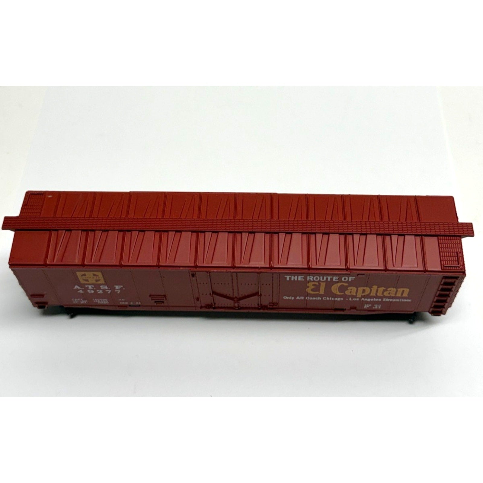 Vintage Tyco HO scale El Capitan Santa Fe ATSF 49277 Box Car