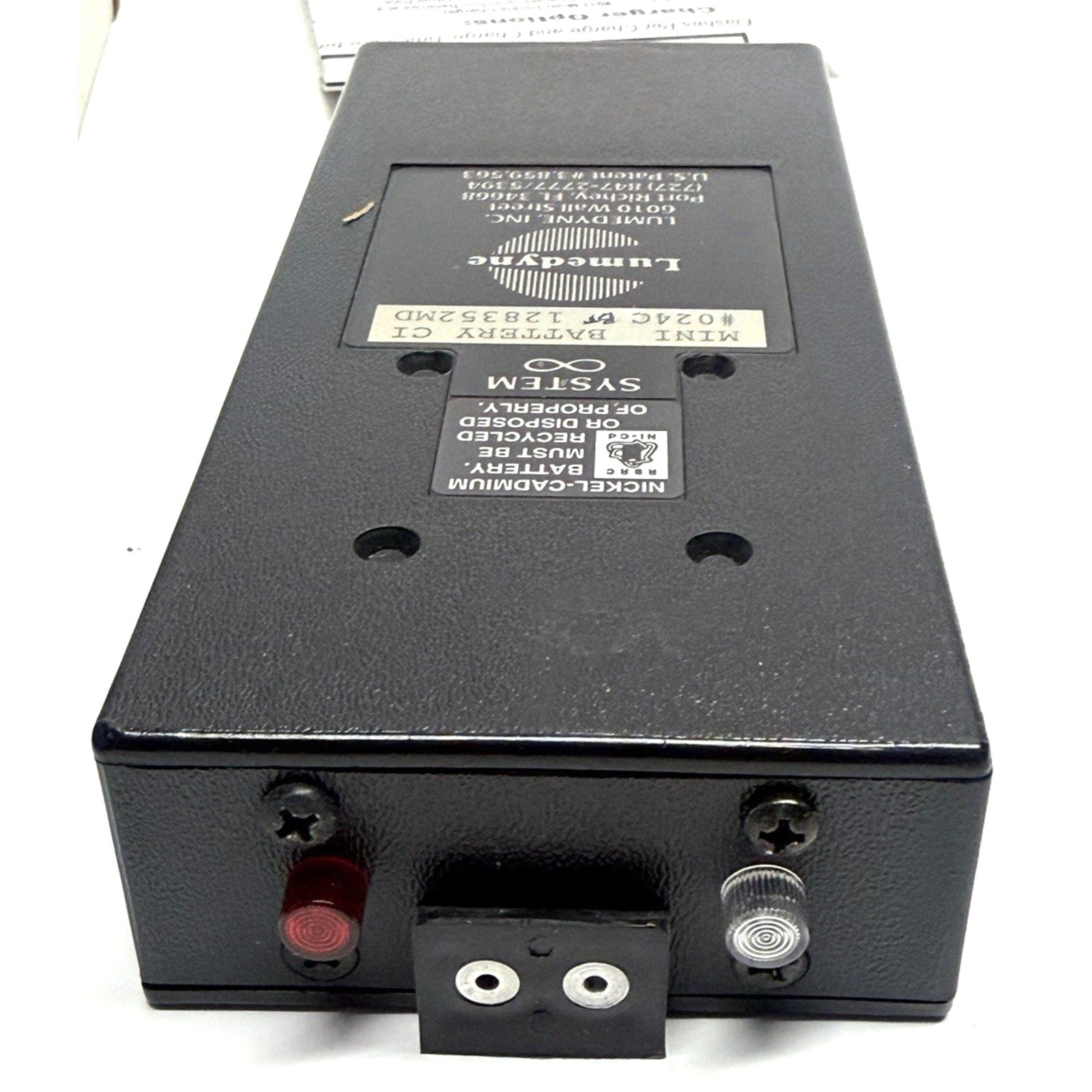 VINTAGE NOS Lumedyne 024C Battery Mini Battery w/PEPI Charge Control